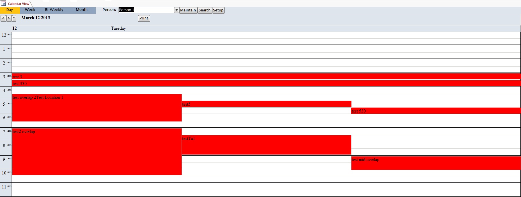 Human Resources Consultant Appointment Tracking Template Outlook Style | Appointment Database