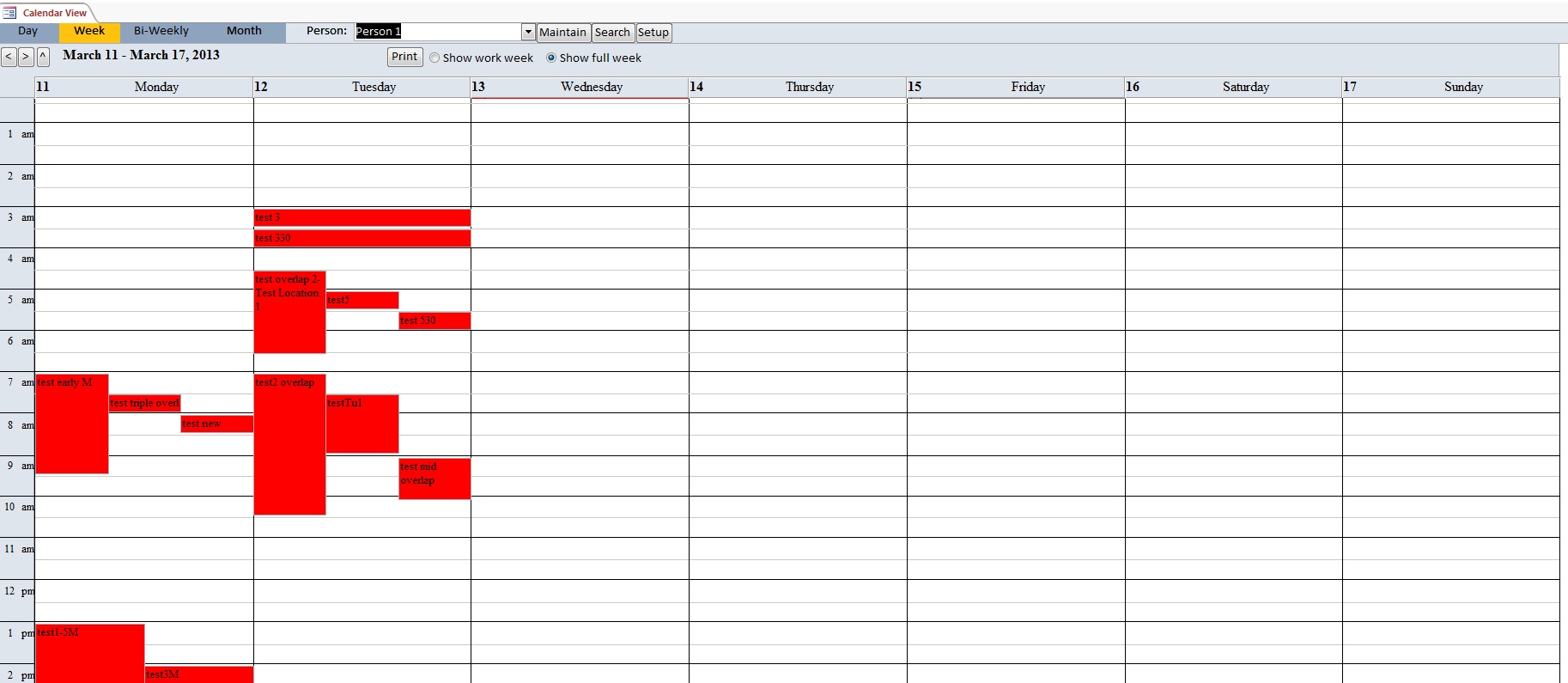 Human Resources Consultant Appointment Tracking Template Outlook Style | Appointment Database