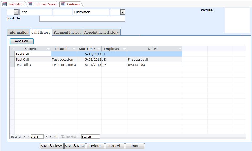 Accountant Contact Tracking Template Outlook Style | Tracking Database