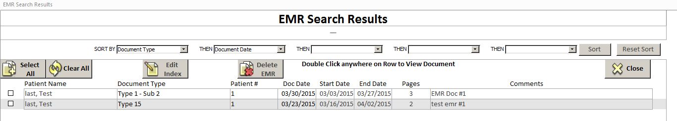 Electronic Medical Record Database Template | EMR Database