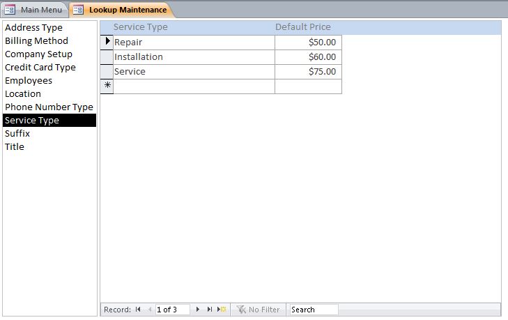 Escalator Appointment Tracking Database Template Outlook Style | Appointment Databaset