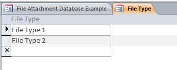 File Attachment Template |  File Attachment Database