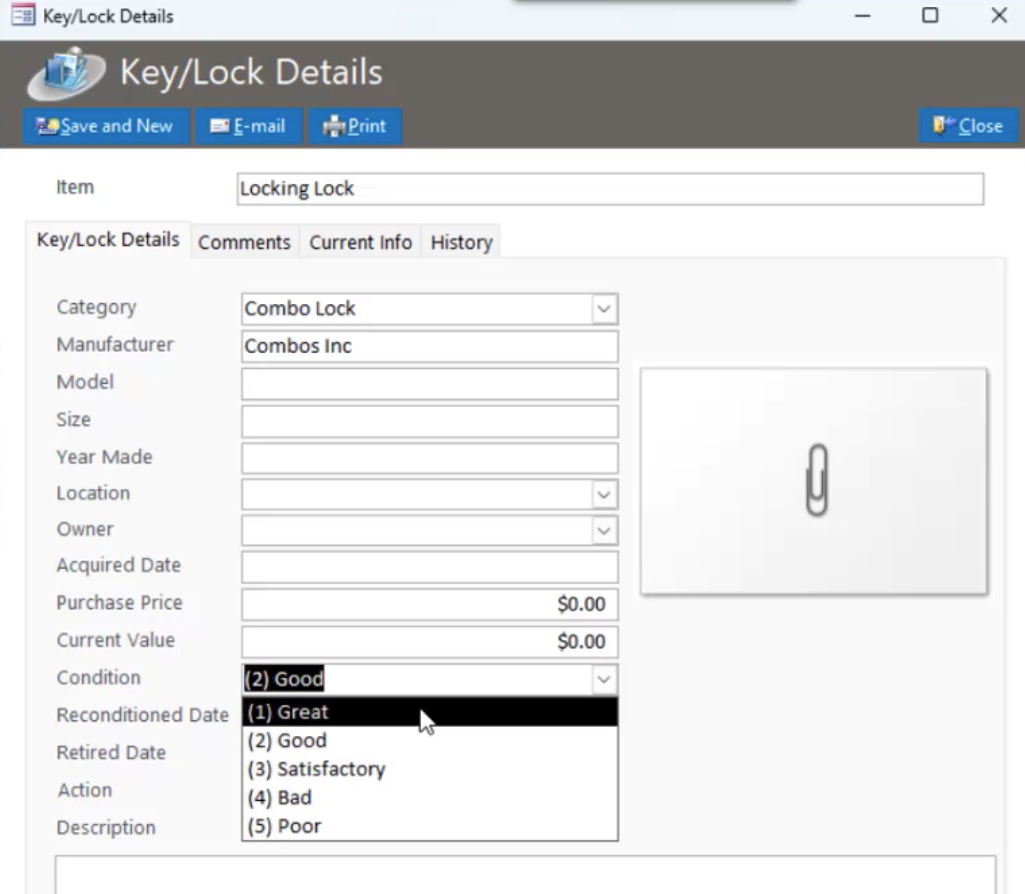 KeyLockTracking