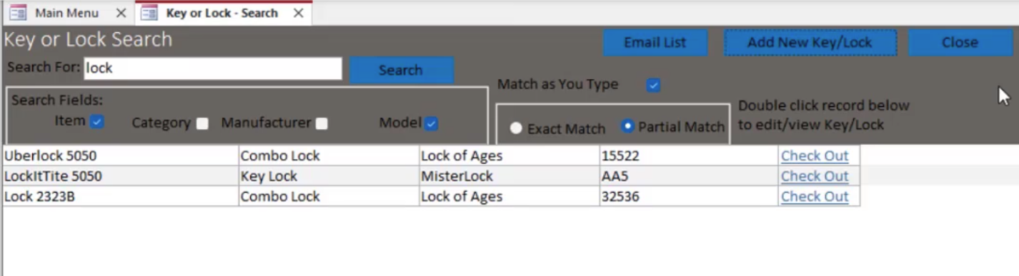 KeyLockTracking