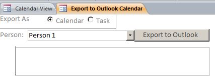 Religion Appointment Tracking Template Outlook Style | Appointment Database