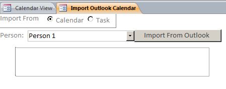 Heating Appointment Template Outlook Style | Tracking Database