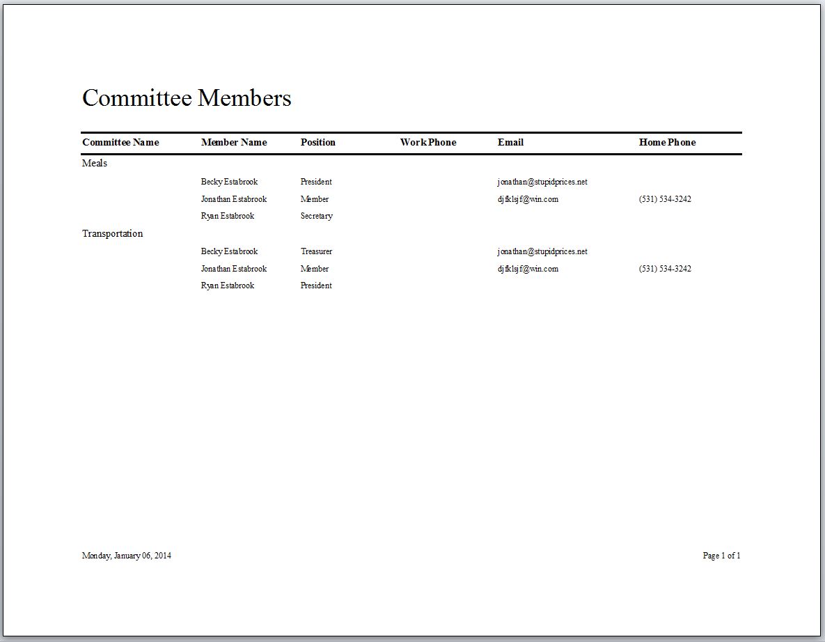 Running Club Membership Tracking Database