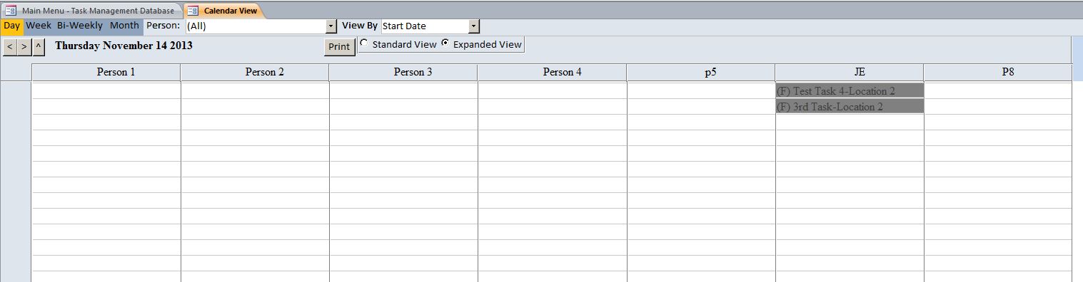 Enhanced Task Management Database Template | Task Tracking Database